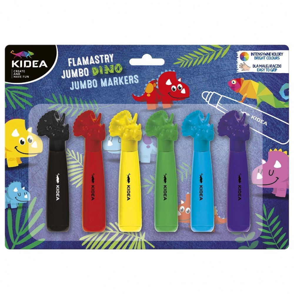 6 COL JUMBO PEN PEN DINOSAR KIDEA B/C DERFORM